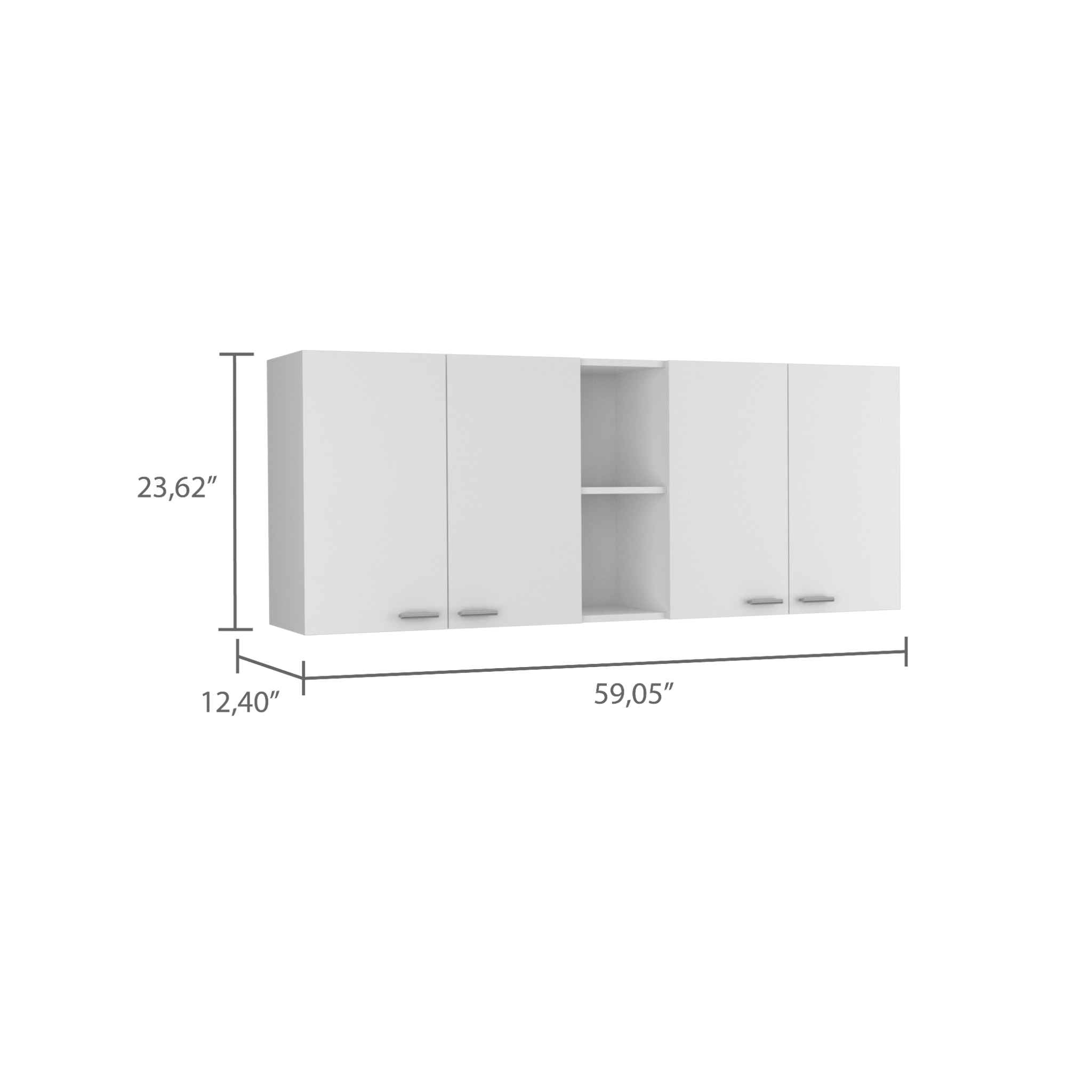Depot Black Olimpo Wall Cabinet